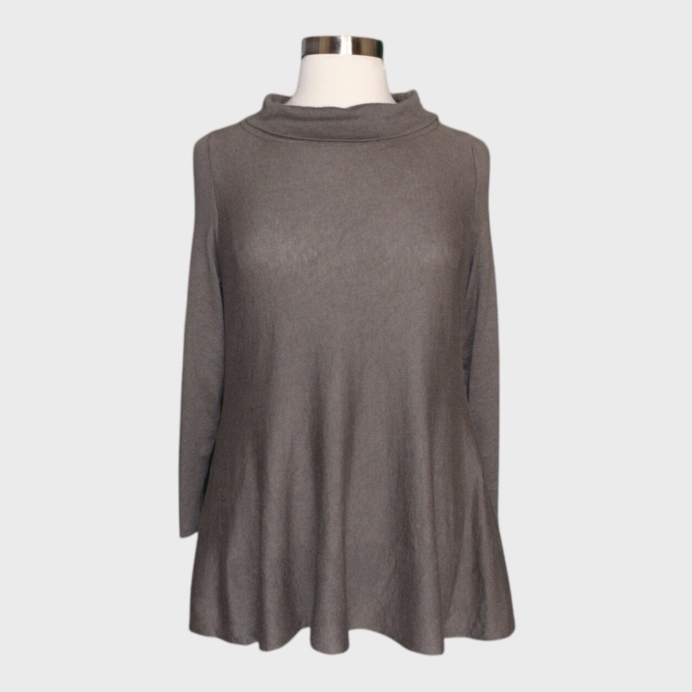 Denim&Co Petite Tunic Sweater